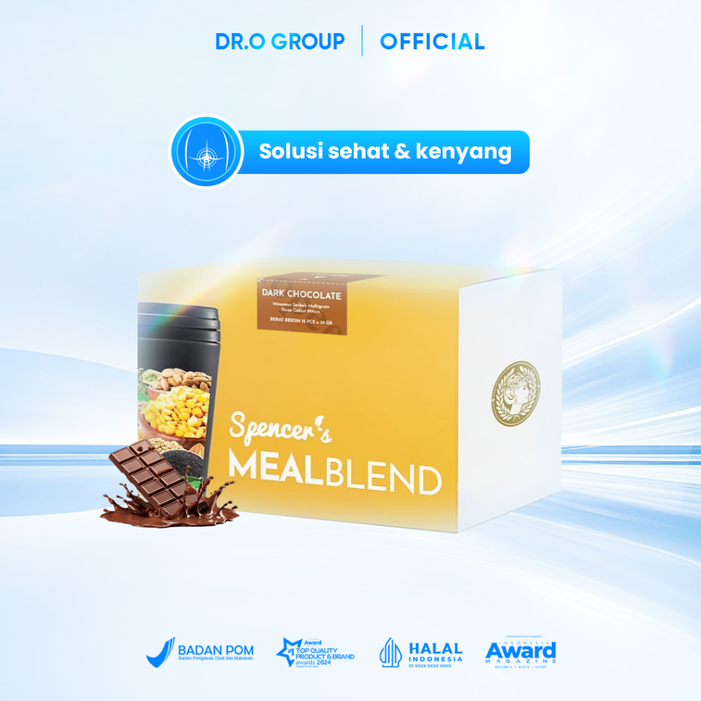 

Spencer's MealBlend (1 Box Dark Chocolate) - Minuman Sehat Pengganti Sarapan yang Efisien