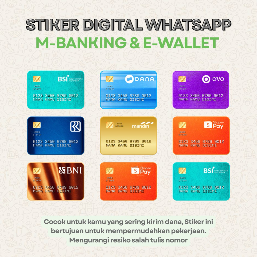 

Stiker Jasa Design Stiker Mbanking Ewallet Whatsapp Stiker Jasa Membuat Stiker