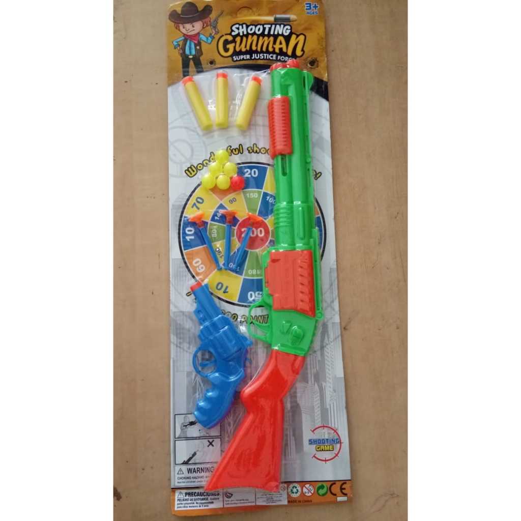 Mainan Anak Tembakan Shooting Gunman Super Justice Force PS0002A