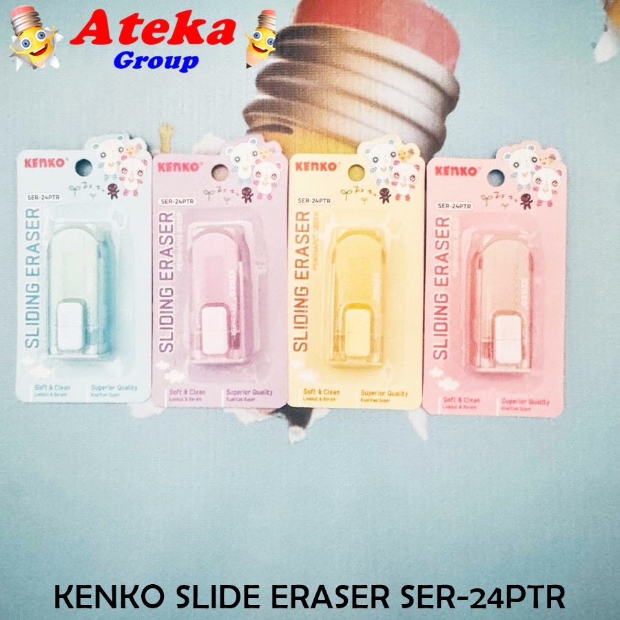 

[1 PCS] KENKO SLIDE ERASER SER-24PTR PENGHAPUS PENSIL DORONG