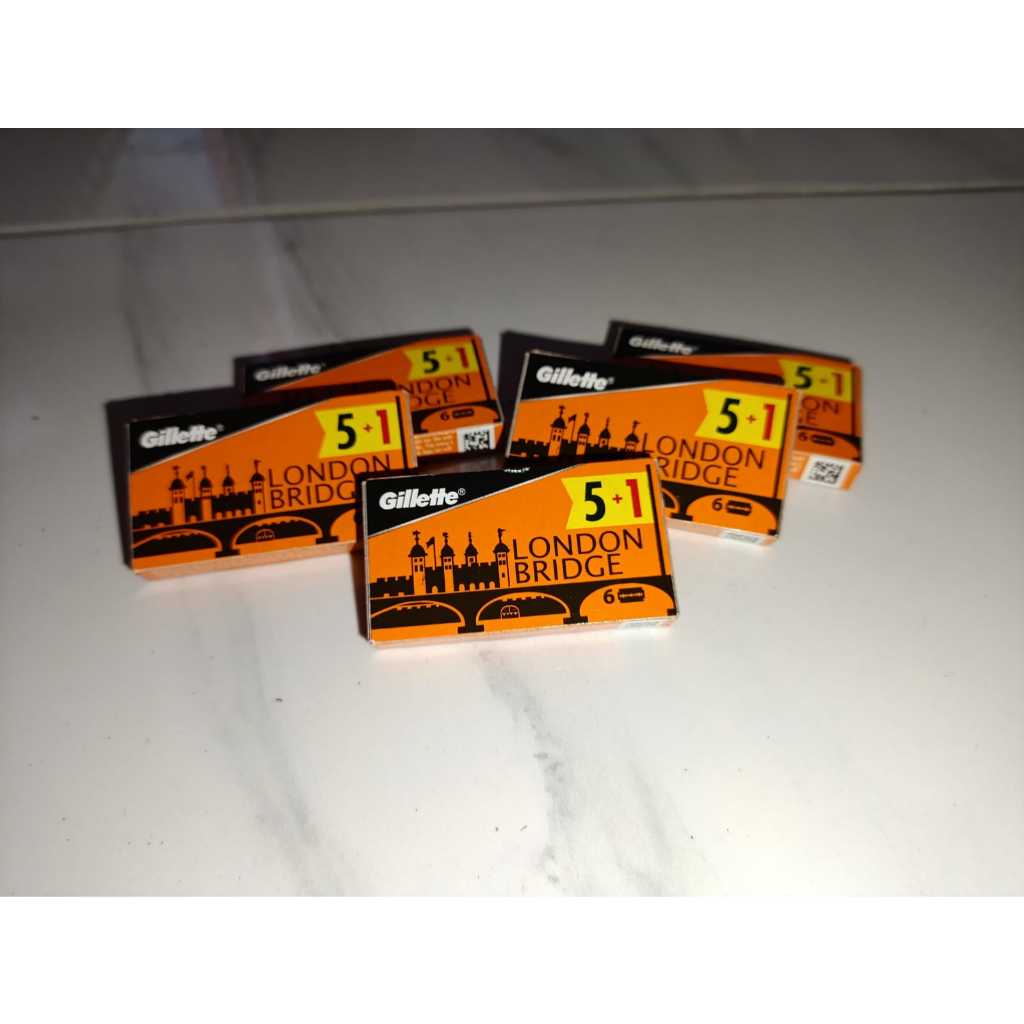 1 PACK ISI 6 PCS Silet London BRIDGE Asli / Silet London Bridge Original / HARGA ECER