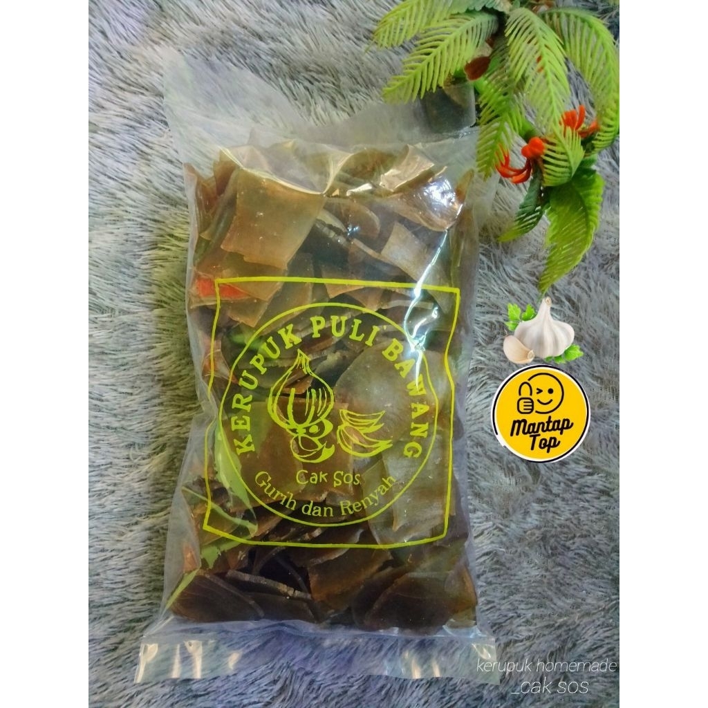 

KERUPUK PULI BAWANG TERASI 450 gr