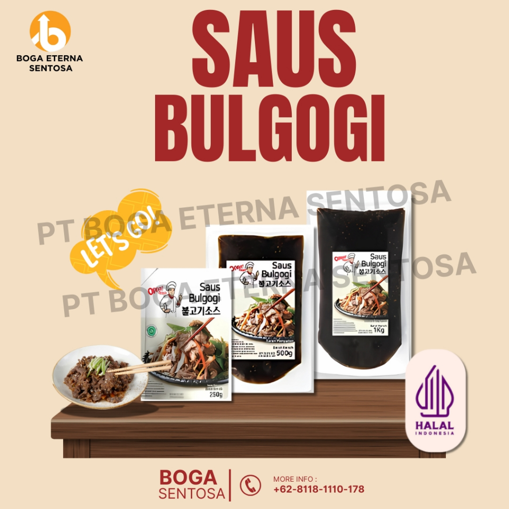 

OppaOppa Saus Bulgogi (Untuk marinasi daging masakan bulgogi) HALAL (PROMO!)