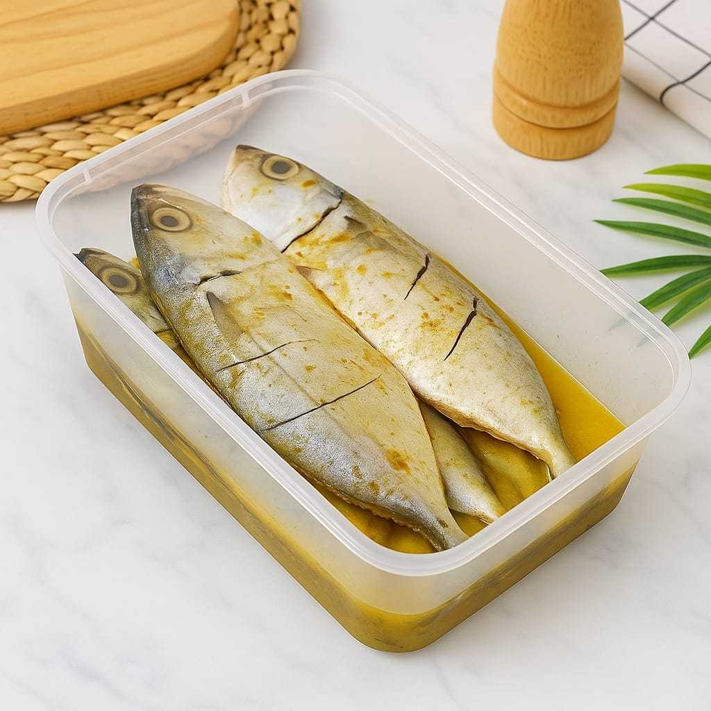 

Ikan Kembung Bumbu Kuning Siap Goreng