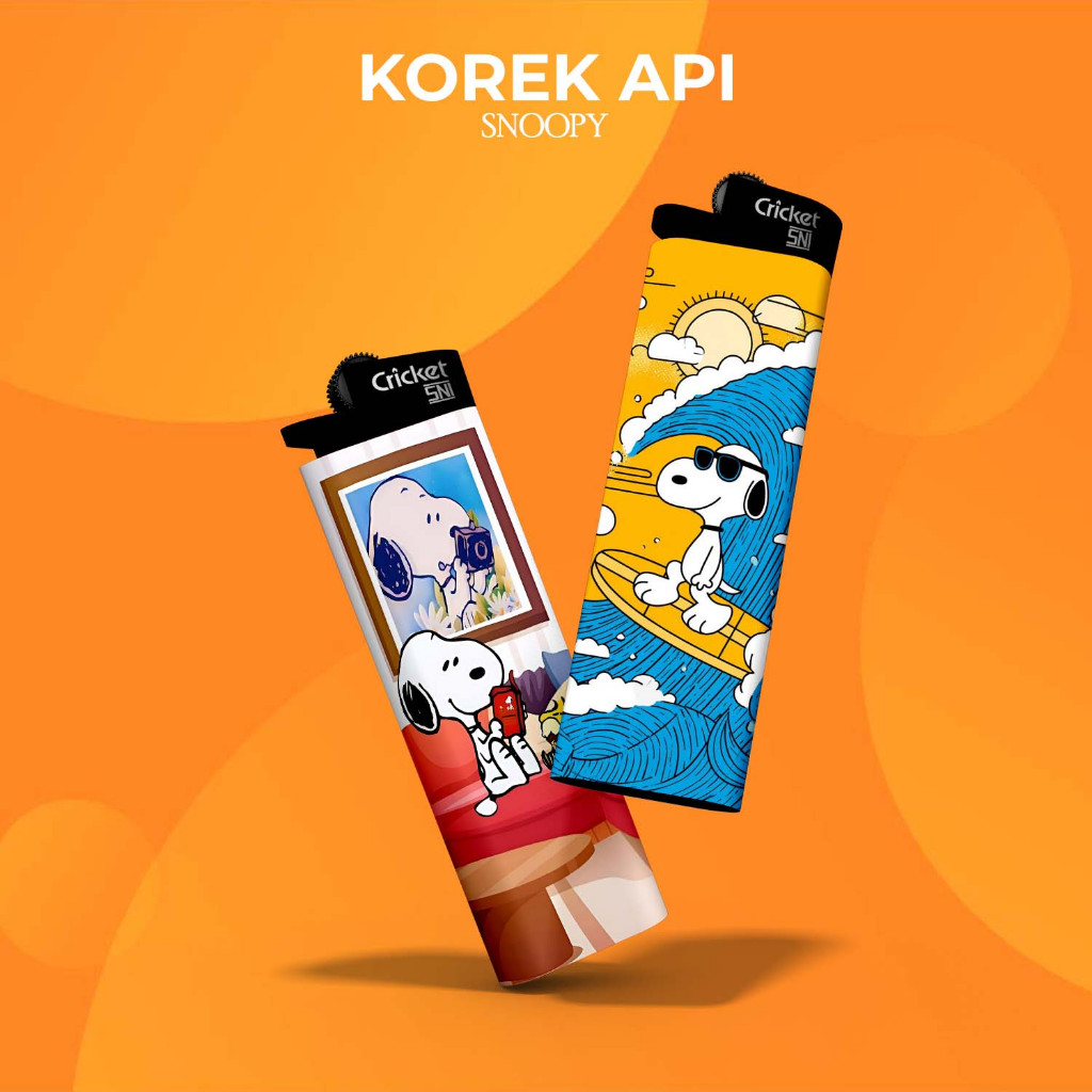 [BM Lighter] Snoopy || Korek Api Aesthetic / Korek Api Cricket