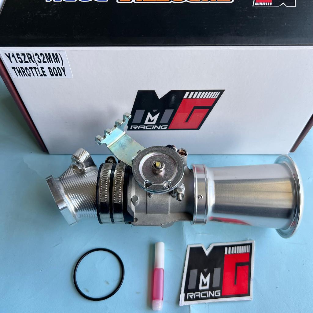Throrttle body full set velocity cnc koin sett intake pnp mx, vixion ,r15 ,32 34 38 40 42 45 mg raci