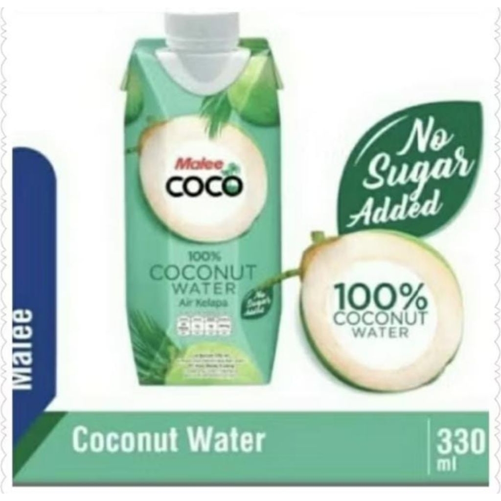 

Malee Coconut Water 330ml Air Kelapa Asli