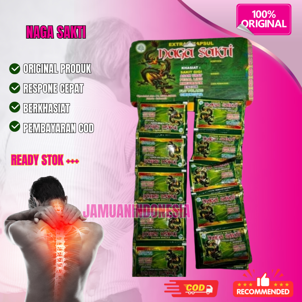 Naga Sakti Kapsul Asam Urat Original