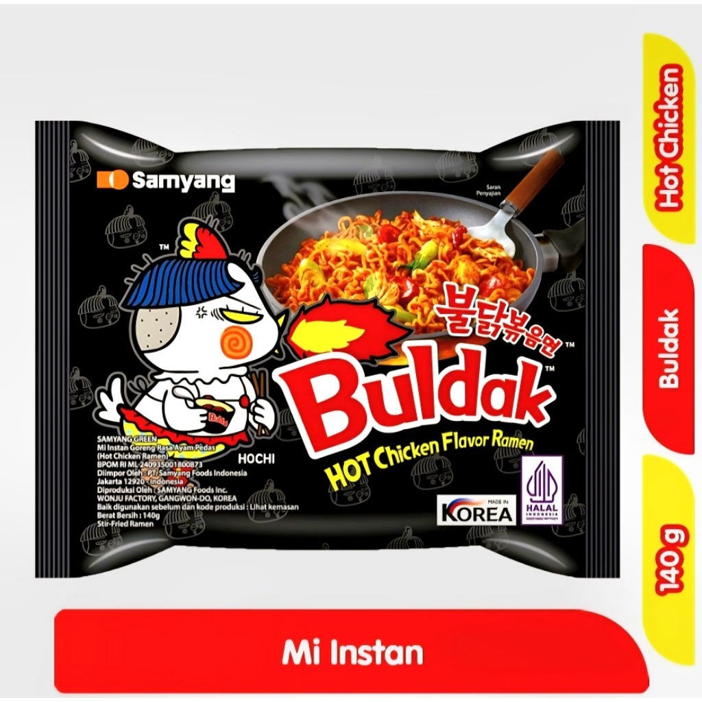 

SAMYANG MI INSTAN RAMEN AYAM PEDAS ORIGINAL 140gr