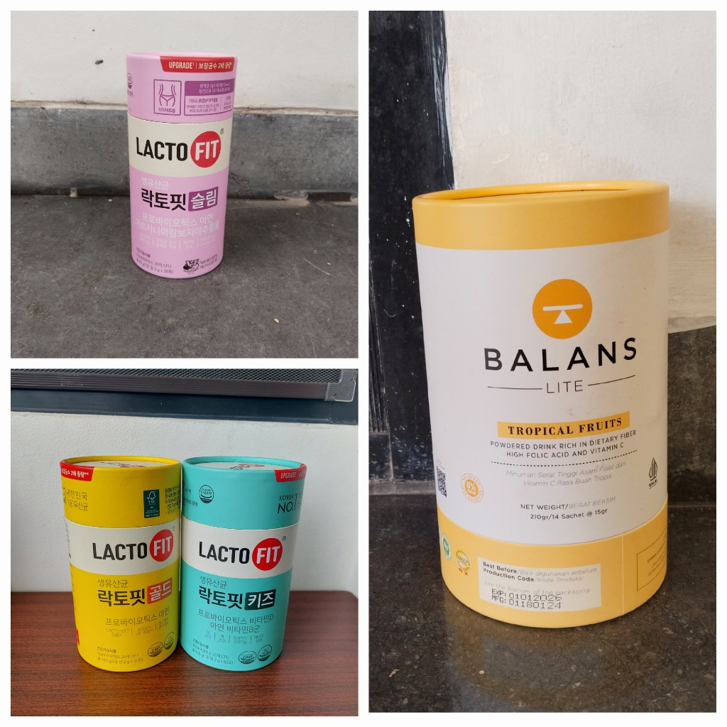 

box tabung kosong BALANS Lacto Fit Bahan sangat tebal dan bagus untuk kerajinan keterampilan art n craft