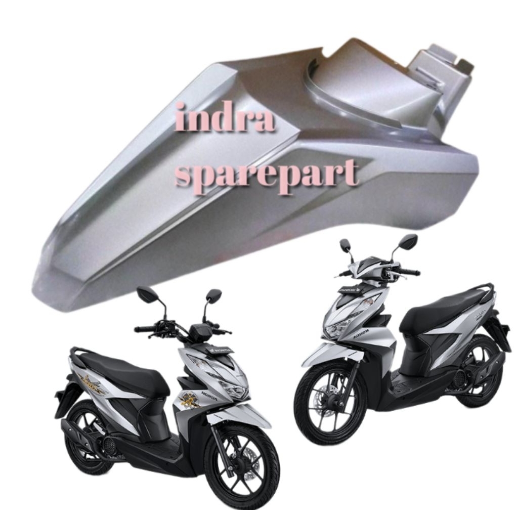 Spakbor Slebor Depan Honda Beat Street LED Beat Deluxe 2020 2021 2022 2023 Warna Silver