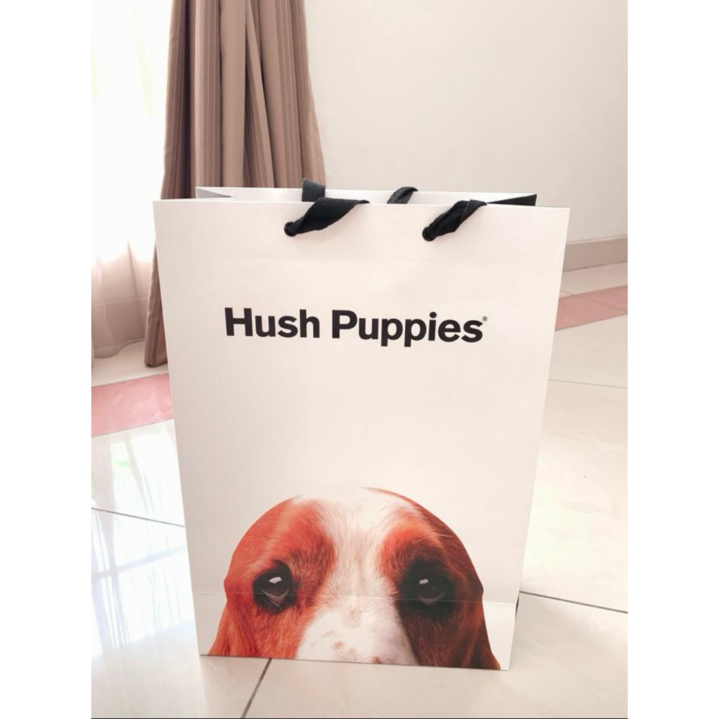 

Hush puppies paper bag original | kantong kado paper bag hush puppies