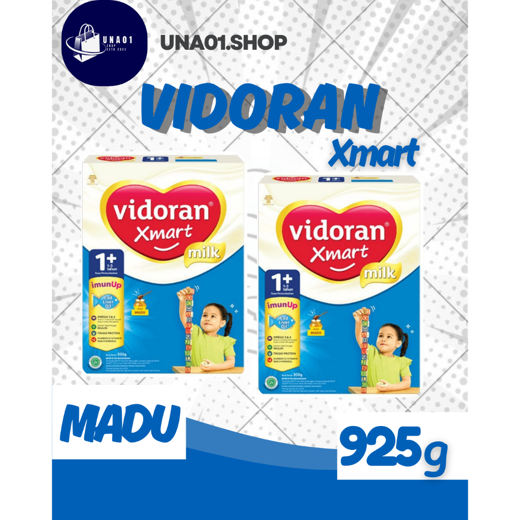 

Paket 2 Puck SUSU VIDORAN Xmart 1+ MADU 925g
