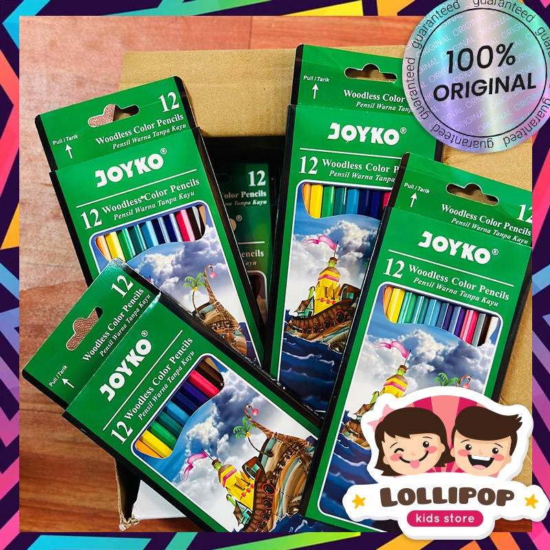 

Pensil Warna JOYKO 12 Warna PANJANG CP-103