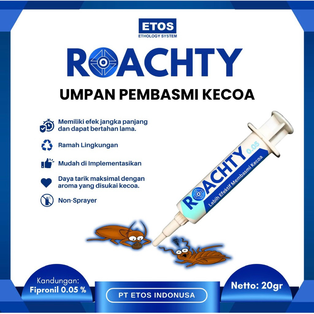 Gel Pembasmi Kecoa / Racun Kecoa Roacthy