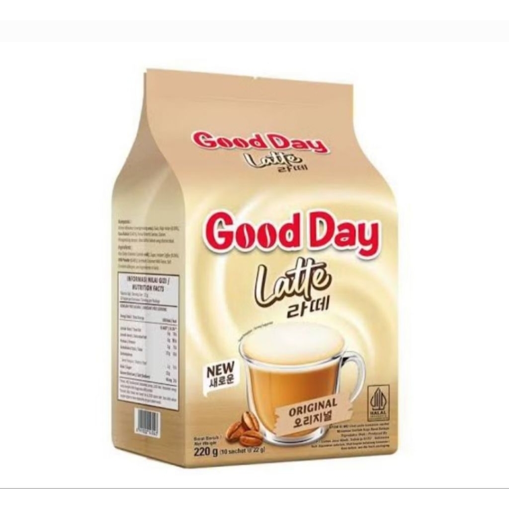

GOOD DAY LATTE ORIGINAL 10PCS X 22GR