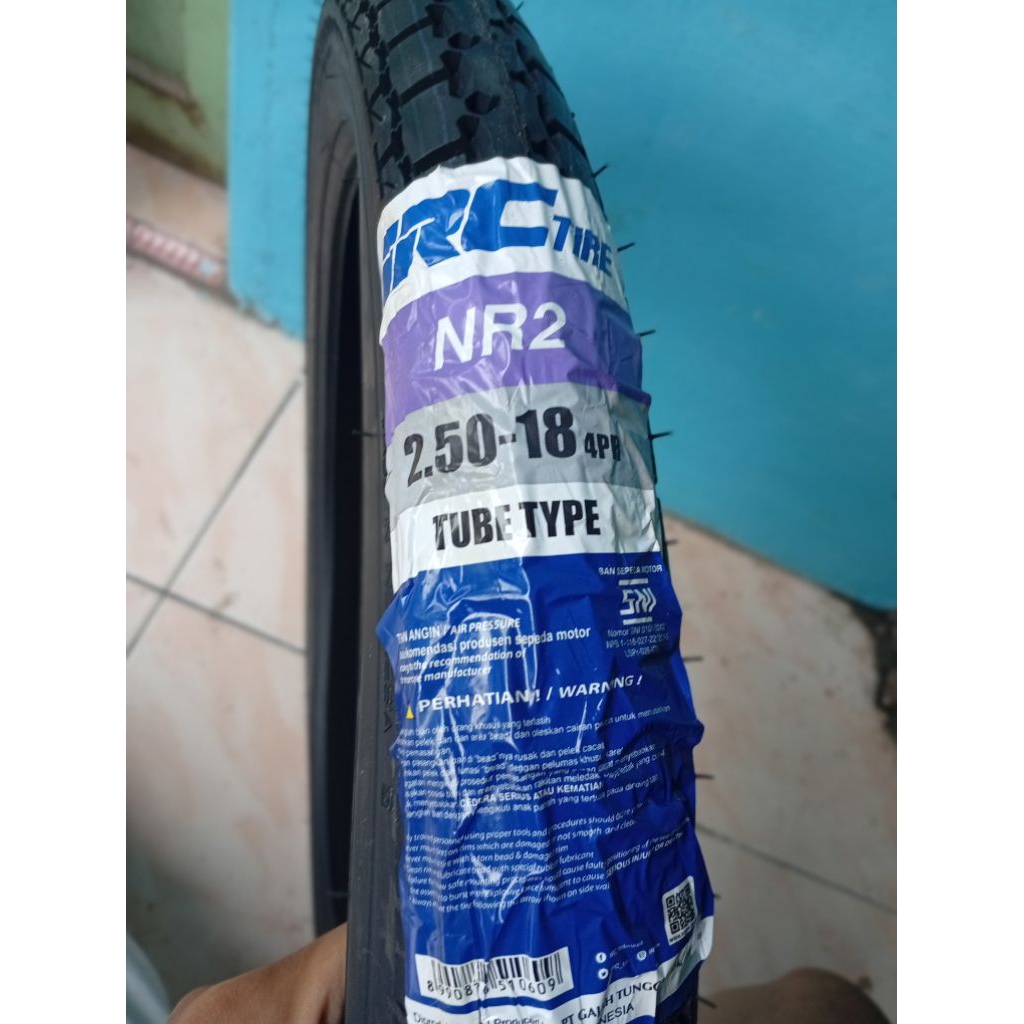 Ban Luar Motor IRC 2.50 - 18 Ring 18 Universal NR2 Tahu Dan Lurus