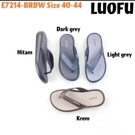 Sandal Pria LUOFU E7214, Sandal jepit pria, sandal karet, sandal empuk