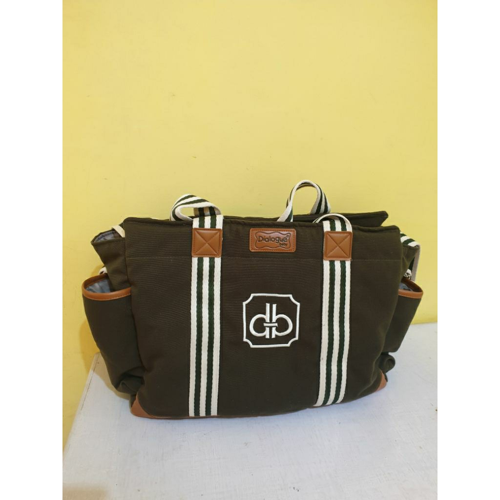 (PRELOVED) Kondisi 95% Diaper Bag Classy Series Dialogue Baby  / Tas besar