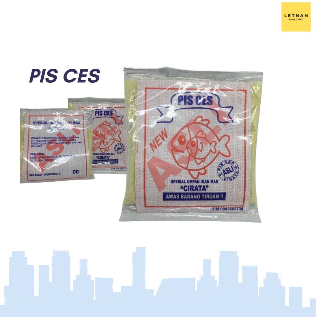 Umpan Ikan Mas Pisces CIRATA / Umpan Pisces Asli