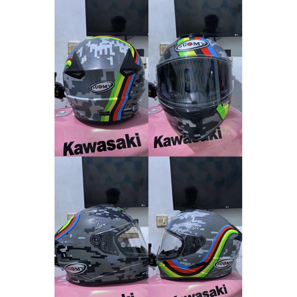 HELM FULL FACE SUOMY STELLAR RAINBOW ORIGINAL