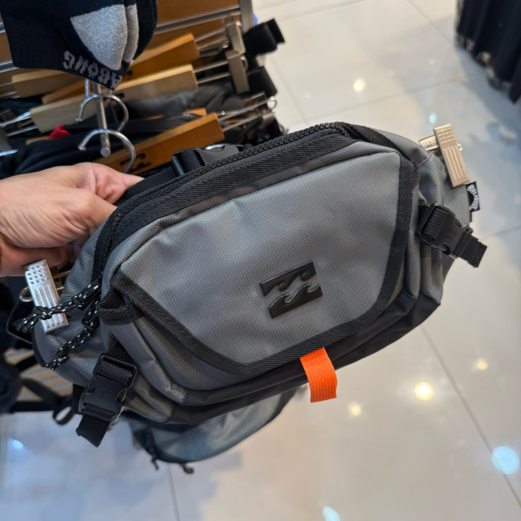waistbag pria billabong original enlisted waistpack asphalt new tas pinggang tas selempang