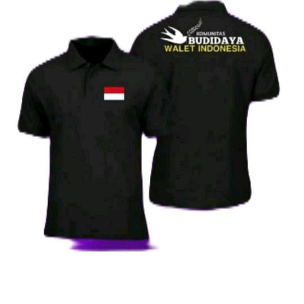BAJU KERAH POLO KOMUNITAS BUDIDAYA WALET INDONESIA