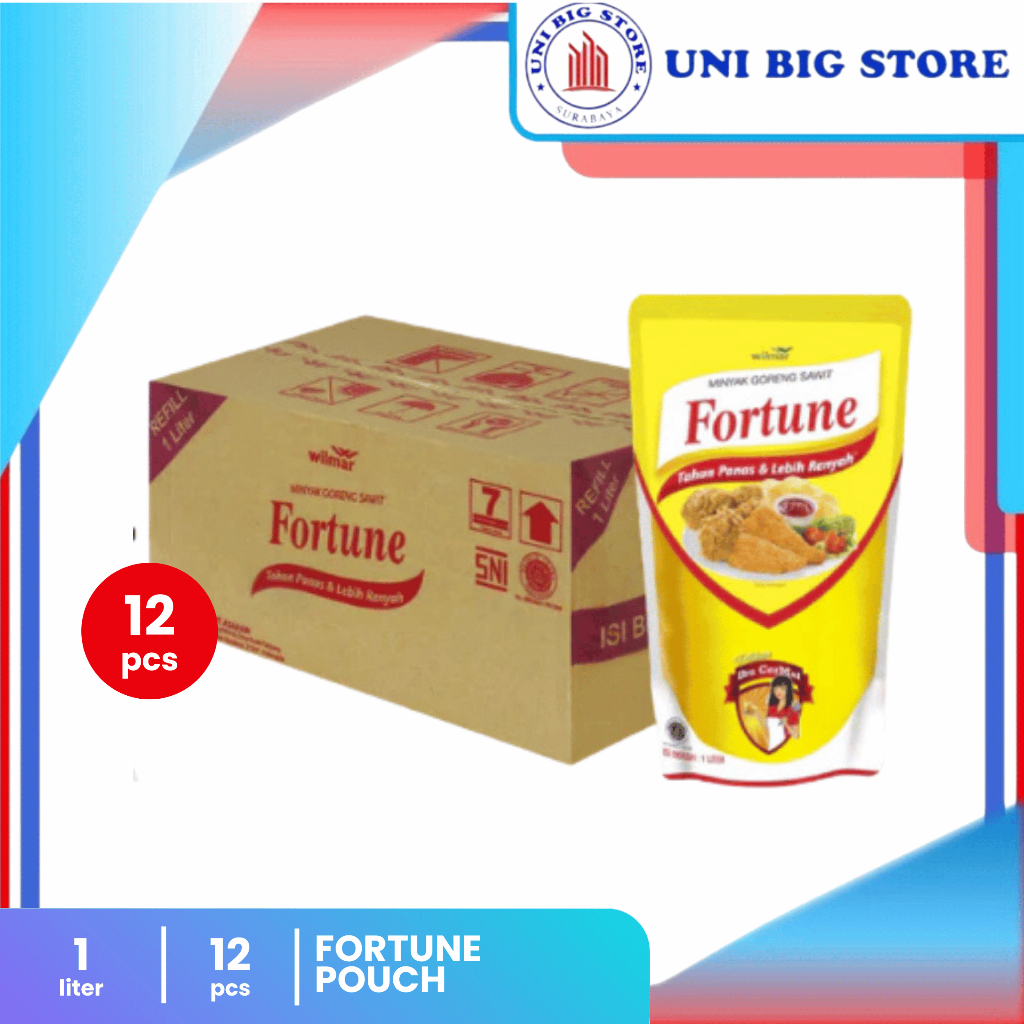 

Fortune Minyak Goreng Pouch 1 Liter x 12 pcs DUS