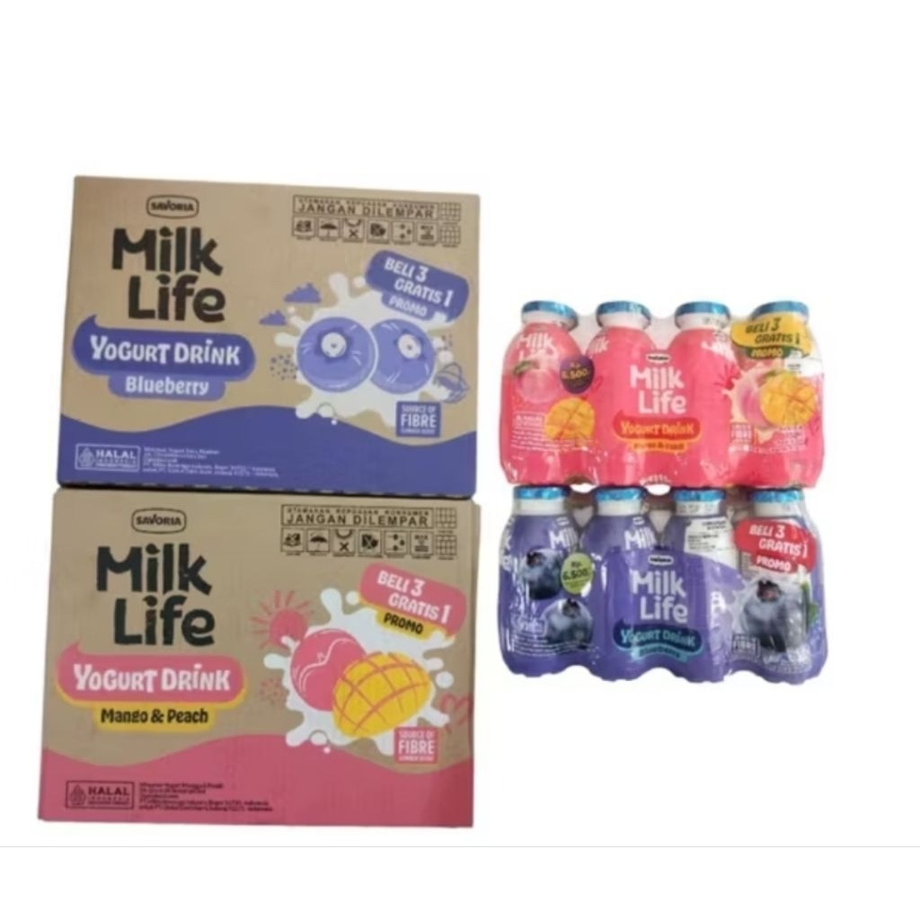

MILK LIFE YOGURT BOTOL DUS (48X63ML)