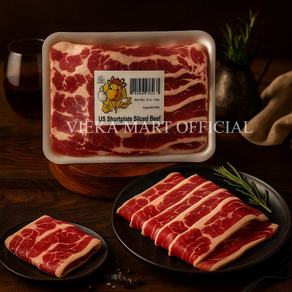 

Beef Slice US Short Plate 500g / Daging Slice US Premium / Shortplate US Premium