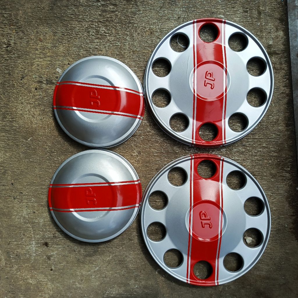 SET DOP CEPUK (DEPAN) DAN ONDOL L10 (BELAKANG) MOTIF STRIP UNTUK TRUK BUSMEDIUM ENGKEL ENGKEL