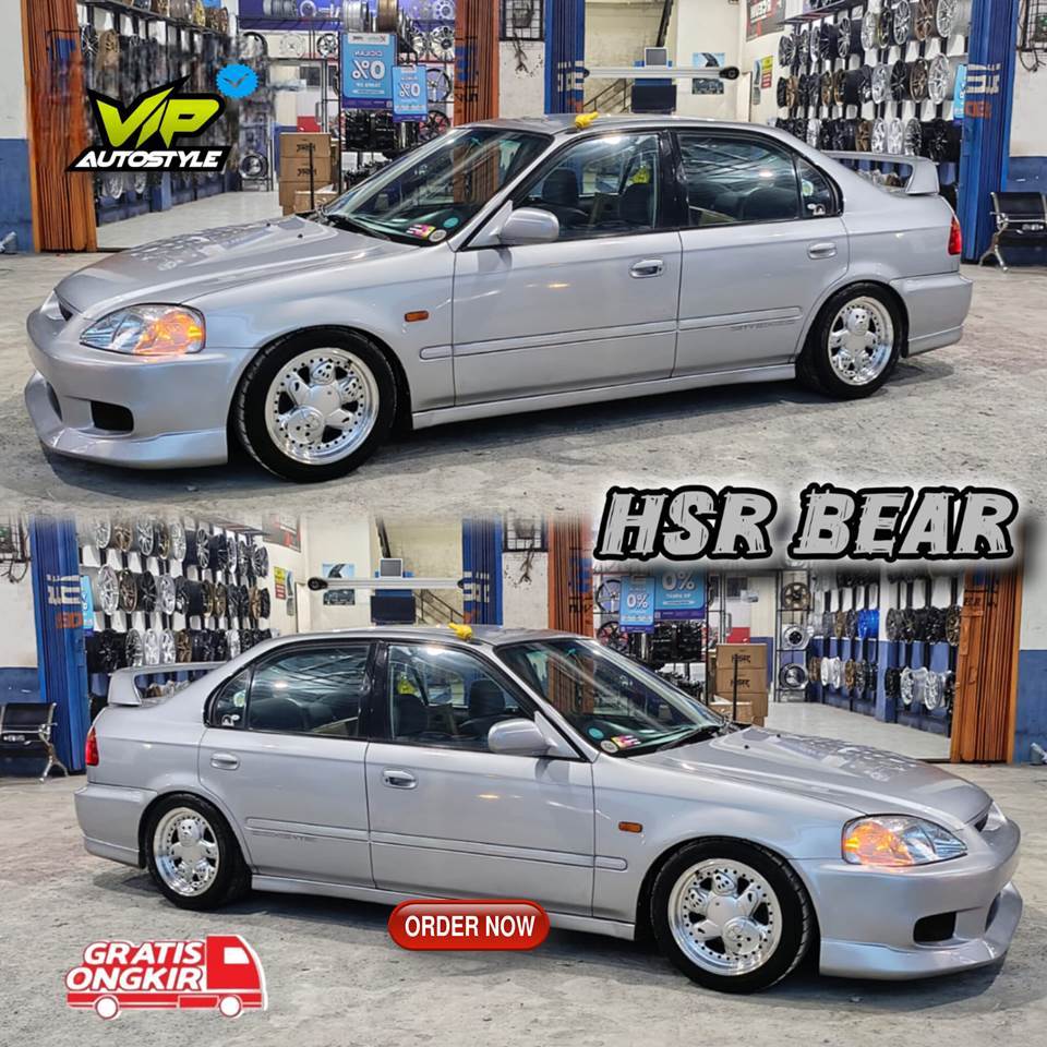 Velg Beruang R15 Velg Civic Verio Ring 15 HSR Bear Paket Velg Dan Ban - hsr wheel kelapa gading