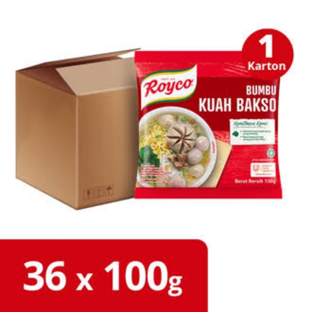 

Royco Kuah Bakso 36 x 100gr (1Karton)