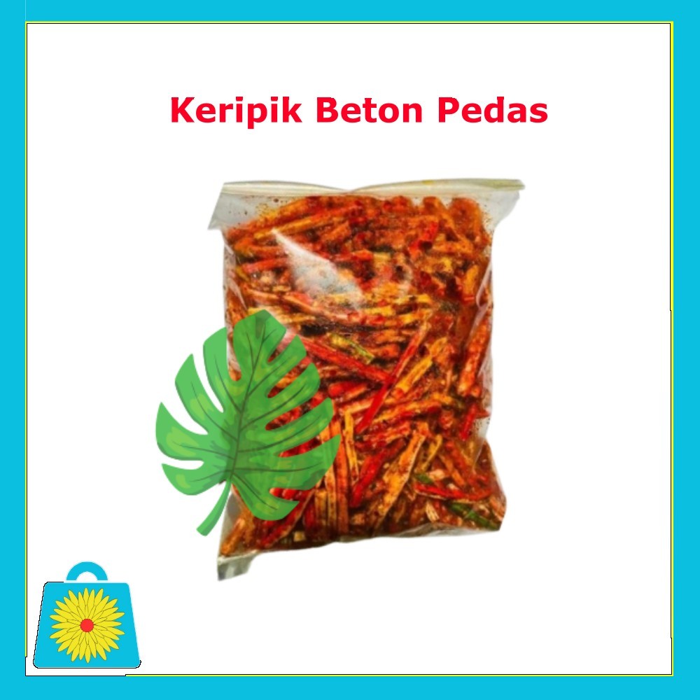 

Keripik beton renyah pedas & original 250 gram