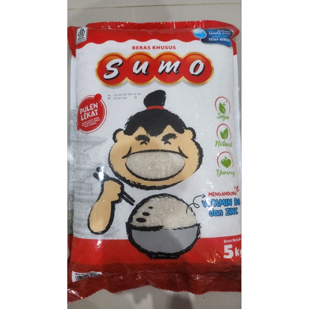 

Beras Sumo / Beras Sumo Merah 5kg / Beras Premium / Beras Pulen