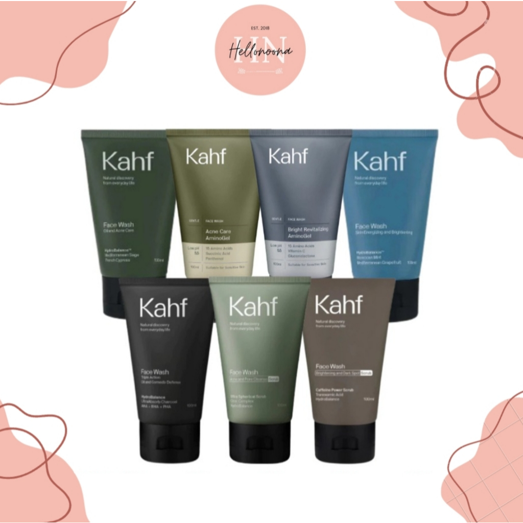 KAHF - Face Wash & Face Scrub