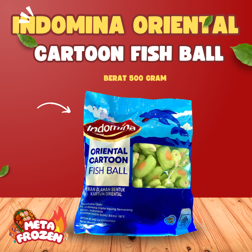 

Indomina Oriental Cartoon Fish Ball 500 Gr