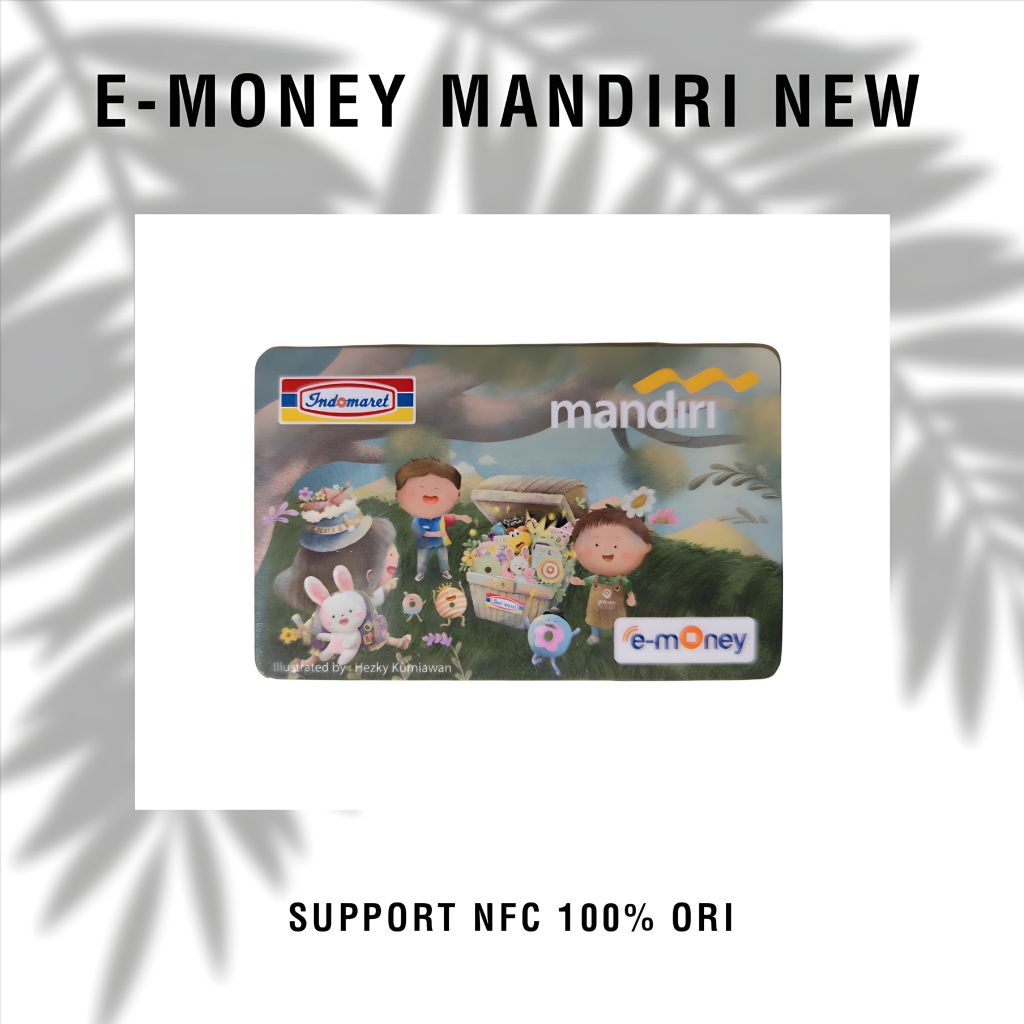 Kartu eMoney Mandiri Indomaret Card (Min. Beli 3 pcs)/ Kartu Mandiri/ E-money Mandiri/ eMoney Card/ 