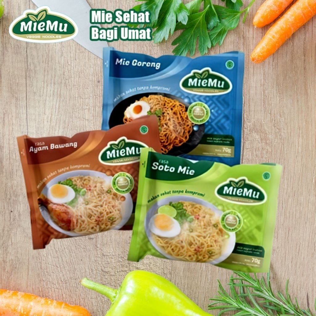 MieMu Mie Instan Mocaf Isi 10 pcs
