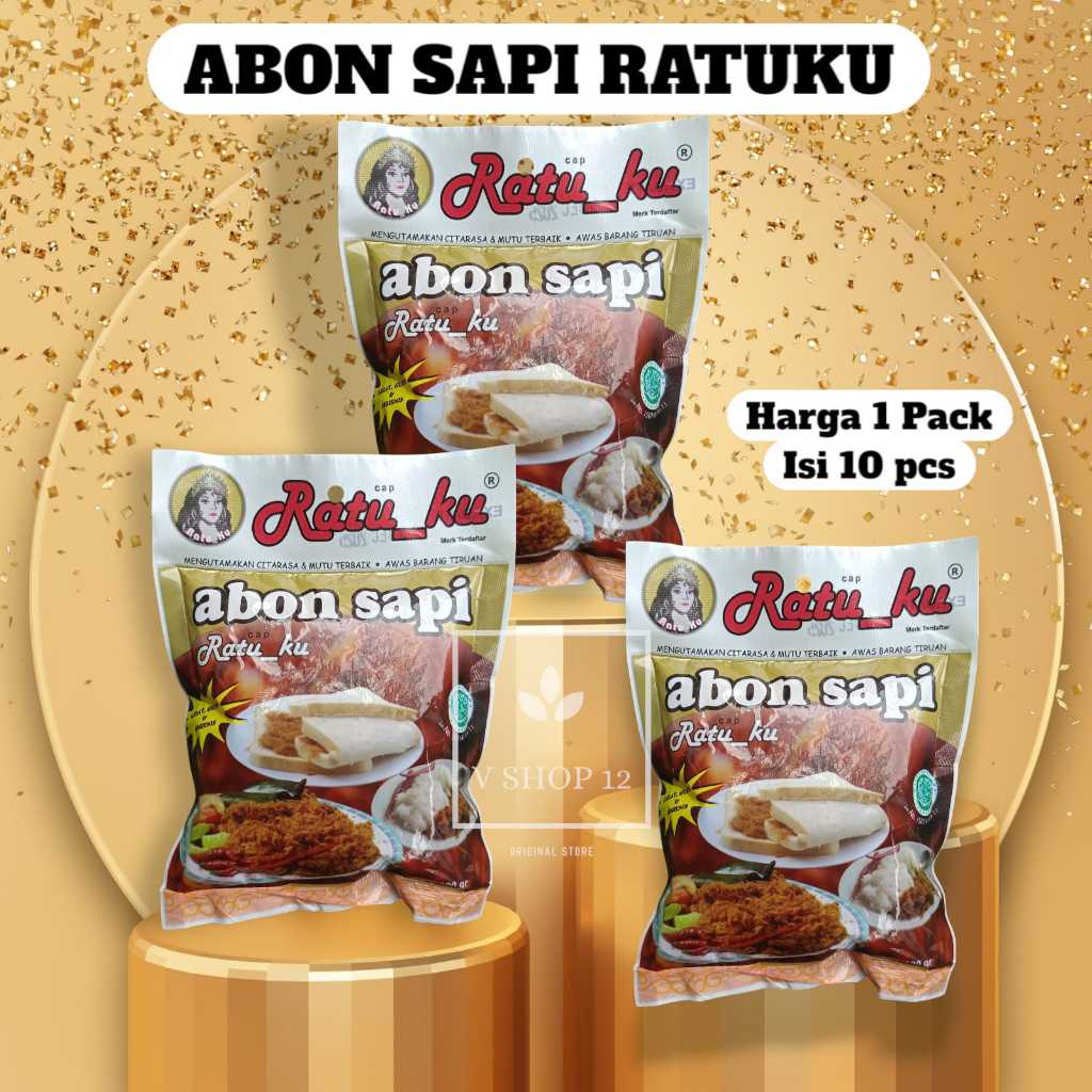 

Abon sapi ratuku 100gram rasa original paket 10 pcs