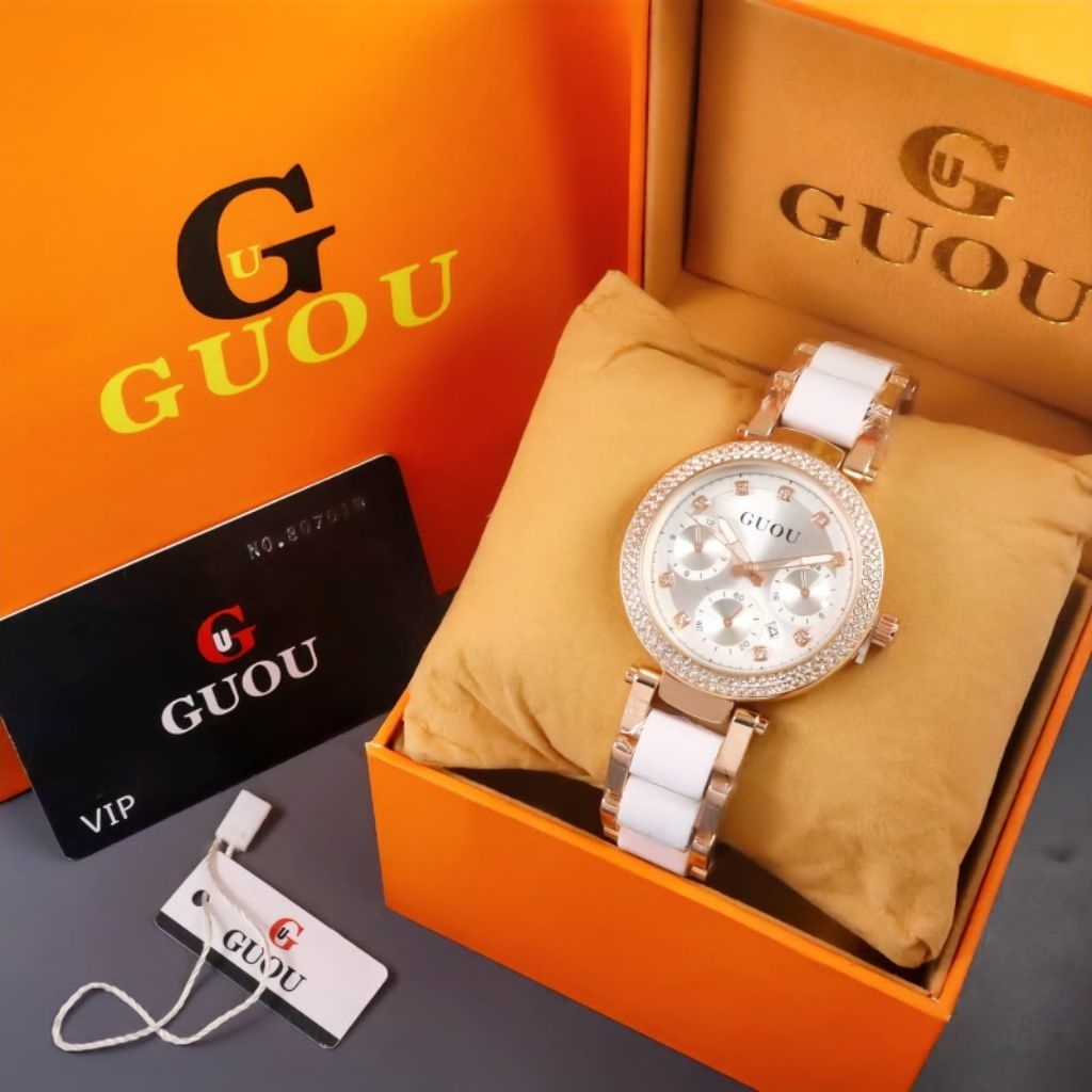 New GUOU original rantai jam tangan