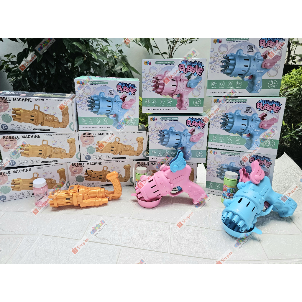 CST15/BUBBLE GUN/PISTOL BUSA/MAINAN PISTOL BUSA/MAINAN ANAK BUBBLE GUN/MAINAN BUSA ANAK/Electrik bub