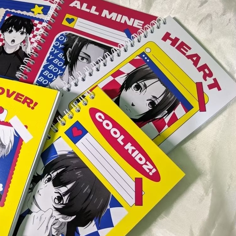 

(byafffor.u) Blue Lock Notebook Anime A6 | Kertas Bergaris Size A6