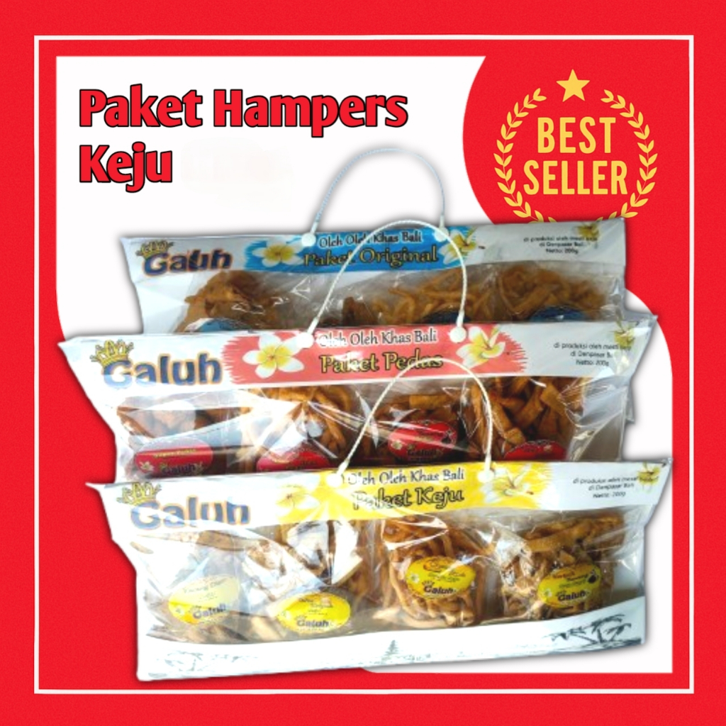 

Paket Snack Keju Galuh 200g – Oleh Oleh Bali Isi 4 Cemilan: Keripik Renyah & Kacang Disco Pedas Ori