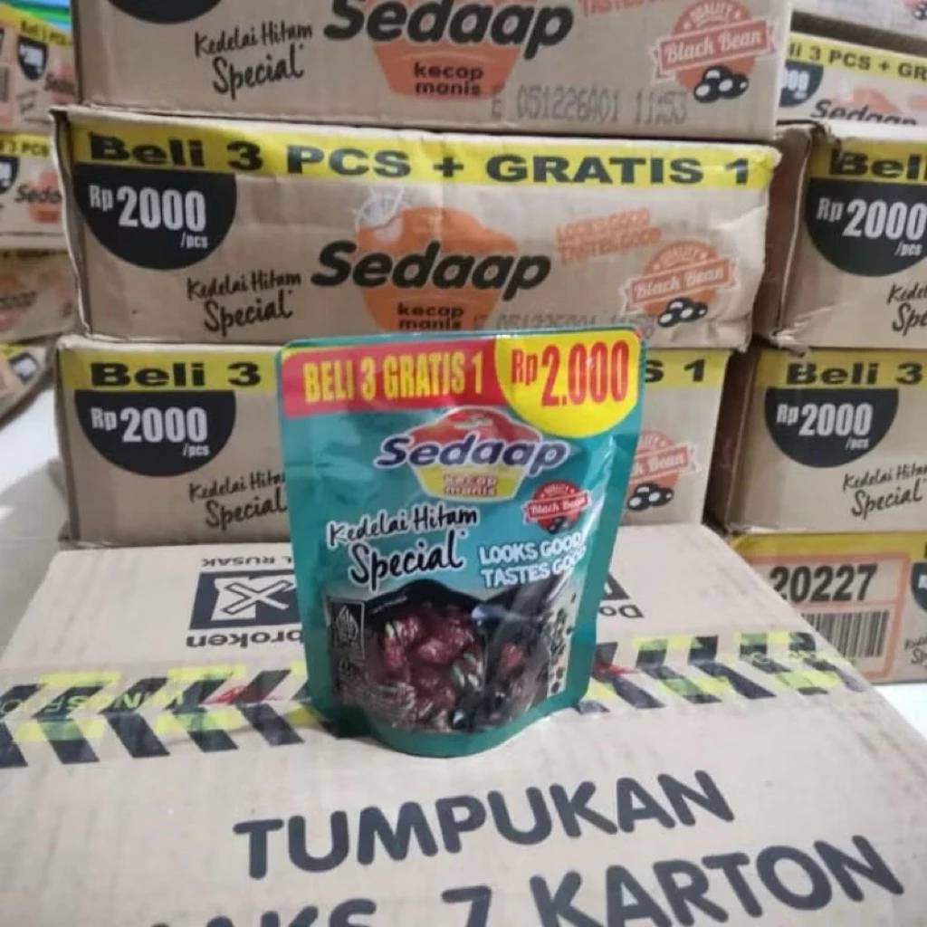 

Kecap Sedap 2000 77 gr - 1 Dus Isi 48 Pcs