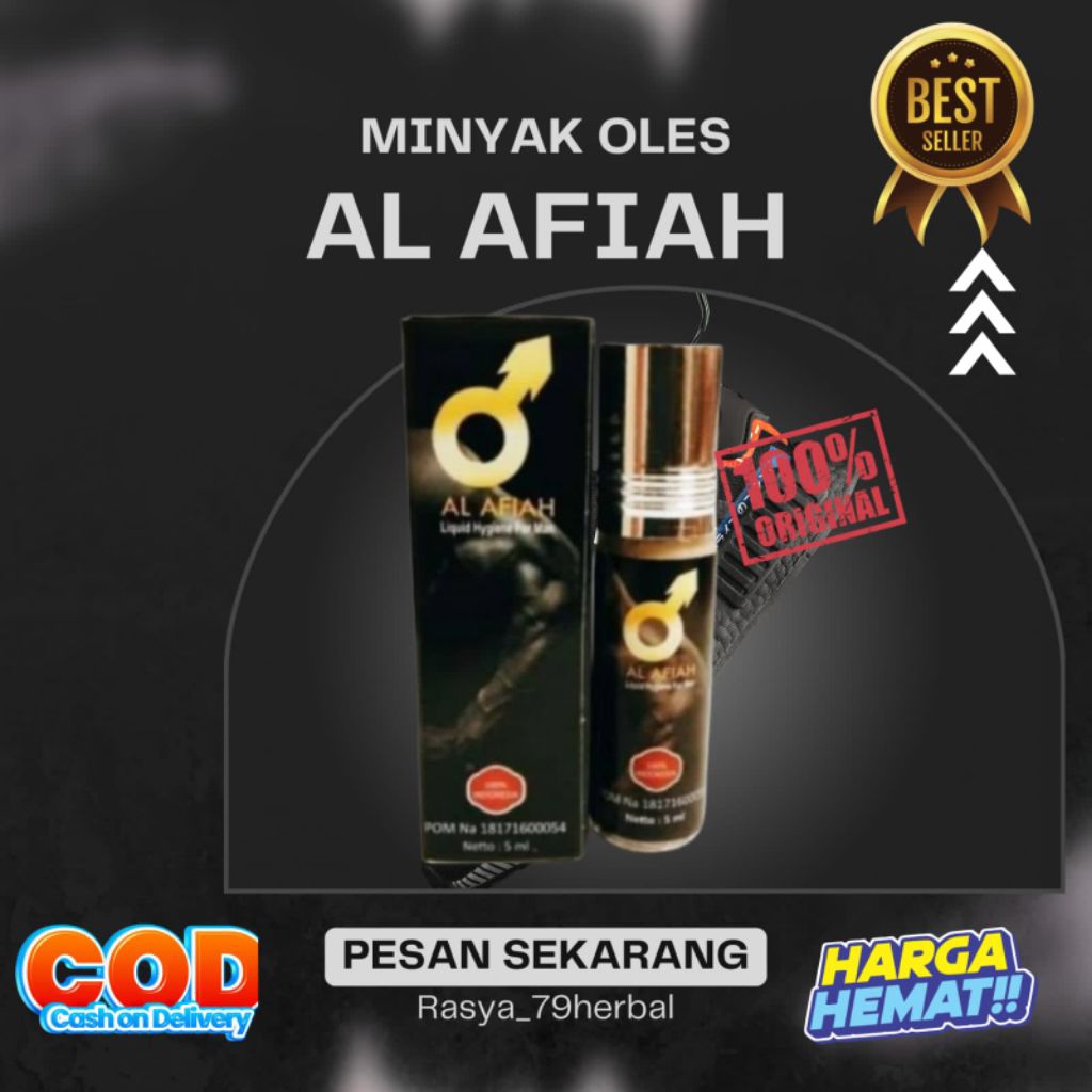 Al afiah minyak herbal oles khusus pria dewasa penambah stamina pria original asli 100% ampuh