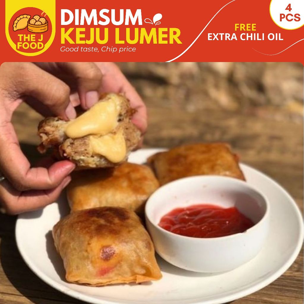 

Dimsum Goreng Keju Lumer Murah isi 4 pcs | The J Food
