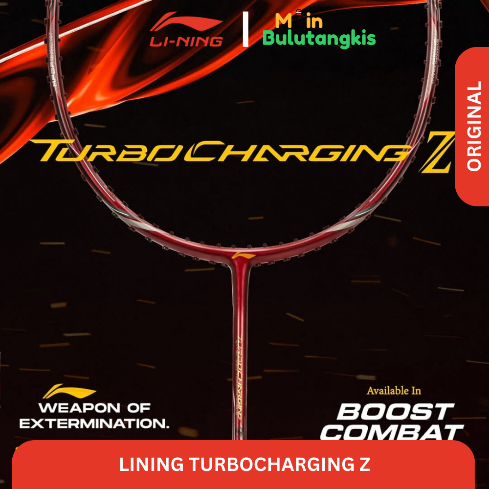 Raket Badminton Lining Turbocharging Z Boost / Combat / Drive Original