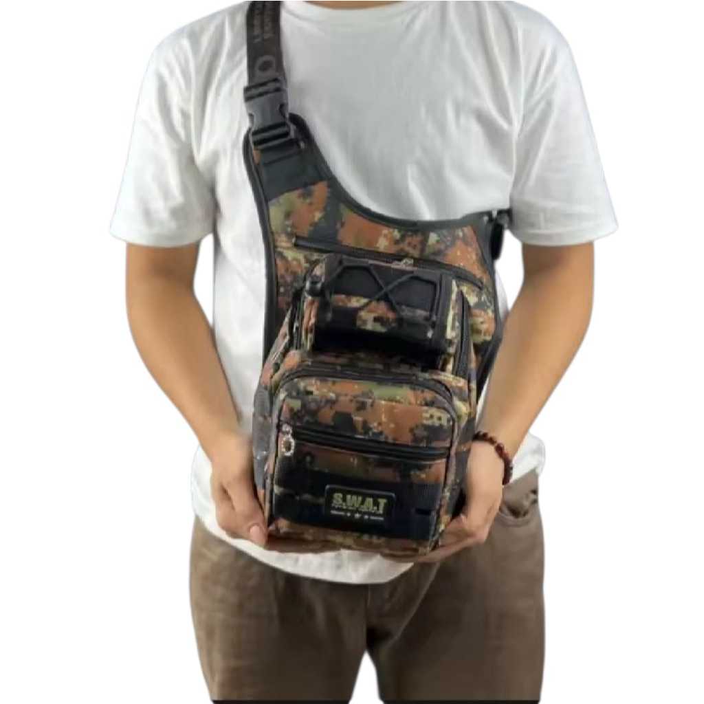 Tas selempang outdoor adventure army sporty / tas gunung / tas outdoor trendy - tas selempang pria d