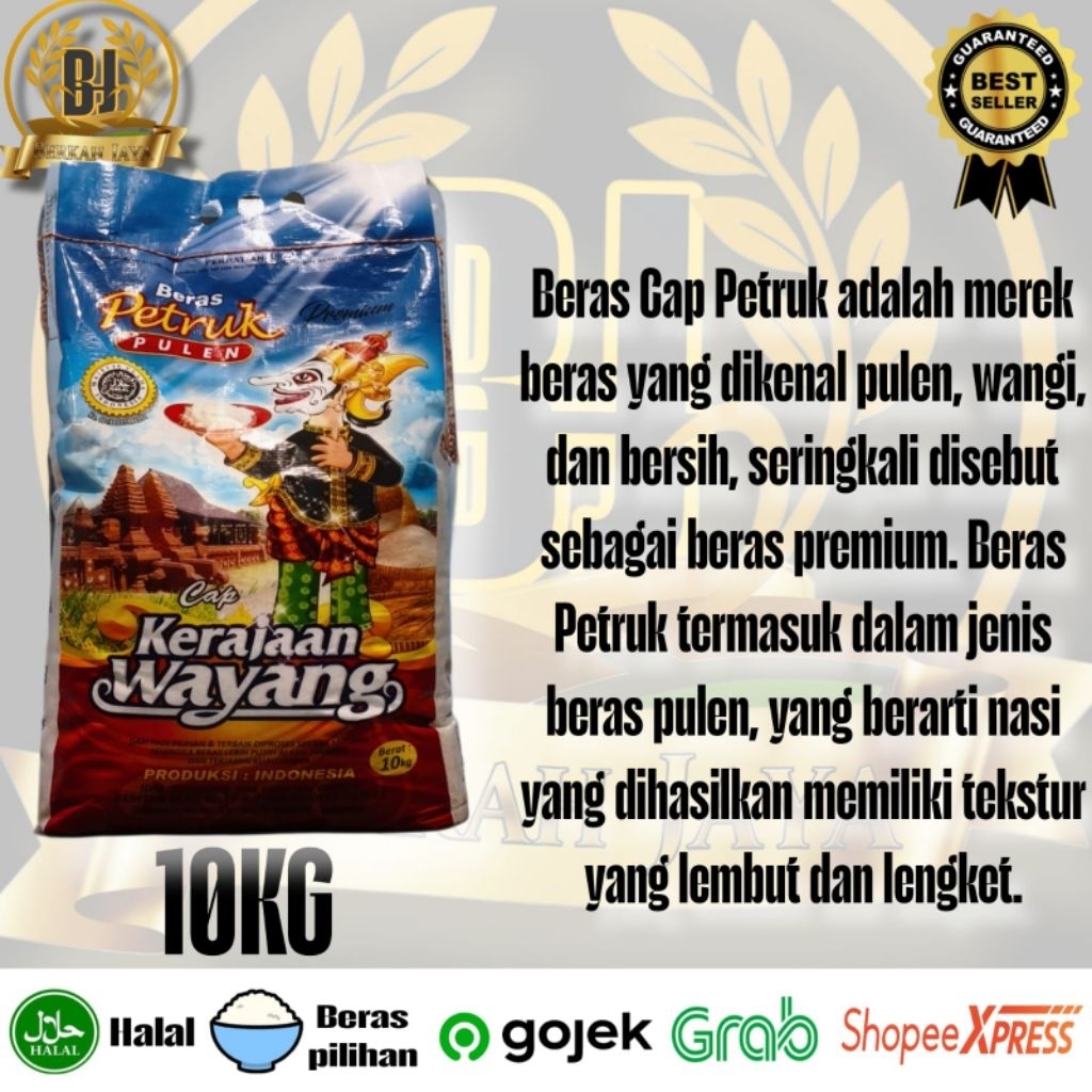 

Beras Petruk 10KG Berkualitas Premium - Pulen & Enak